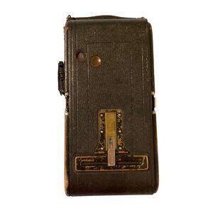 Vintage Kodak Special Folding Camera With Metal Trim & Leather Finish Parts Only